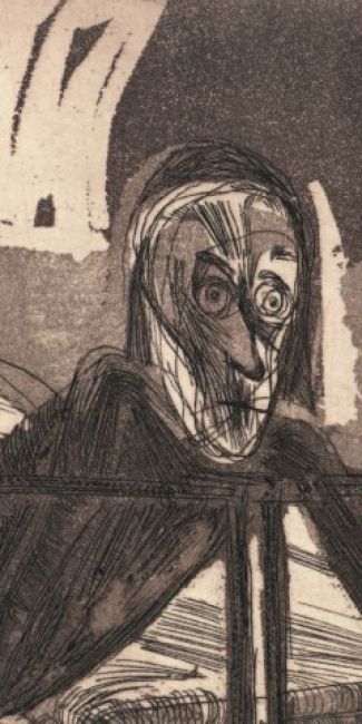 Práce na papíře z 50. let