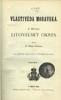 Vlastivěda moravská. II. Místopis. Litovelský okres.