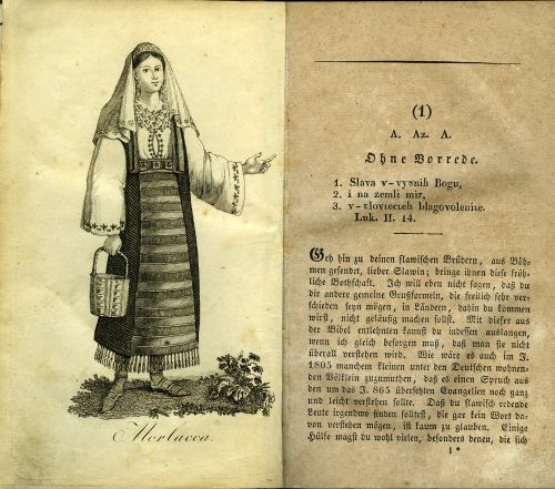 Dobrowsky´s SLAVIN, Botschaft aus Böhmen an alle Slawischen Völker, oder Beiträge zu ihrer Charakteristik, zur Kenntnisz ihrer Mythologie, ihrer geschichte und Alterthümer, ihrer Literatur and ihrer Sprachkunde nach allen Mundarten. Mit einem Anhange: der böhmische Cato, vollständige Ausgabe in vier Büchern.