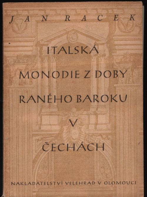 Italská monodie z doby raného baroku v Čechách