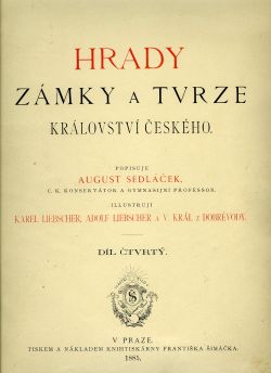 Hrady, zámky a tvrze Království českého ... Díl čtvrtý: Vysočina táborská.