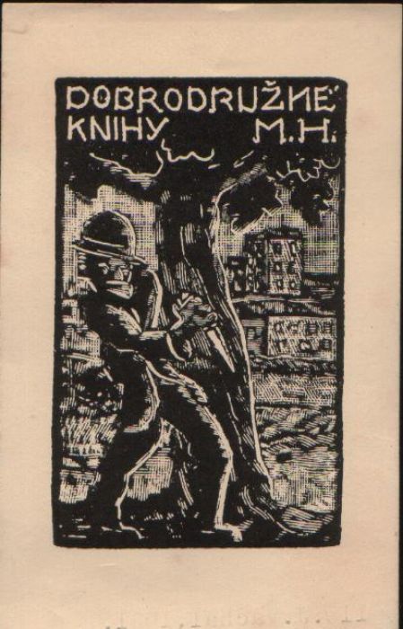 Ex libris Dobrodružné knihy M.H.