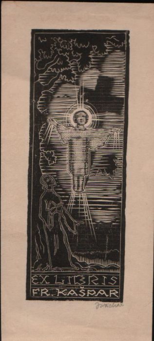 Ex libris Fr. Kašpar
