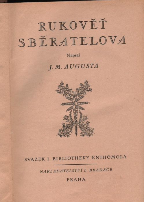 Rukověť sběratelova.