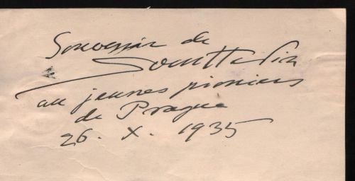 podpis s krátkým přáním