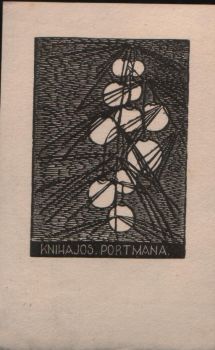 Ex libris Kniha Jos. Portmana