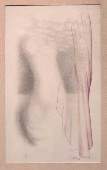 Torso aktu s červenou rouškou (W. Shakespeare "Sonety")