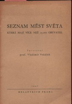 Seznam měst světa která mají více než 25.000 obyvatel.