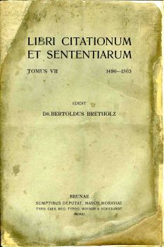 Libri citationum et sententiarum. Tomus VII 1490-1503.