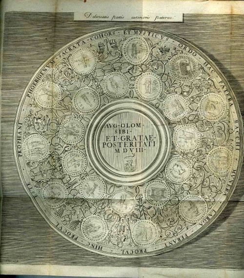 De Augustino Olomucensi et patera eius aurea in nummophylacio sereniS. princ. reg. elect Dresdae adservata commentariolus accedit eiusd. paterae delineatio adornata a Guil. Ern. Tenzelio V. C.