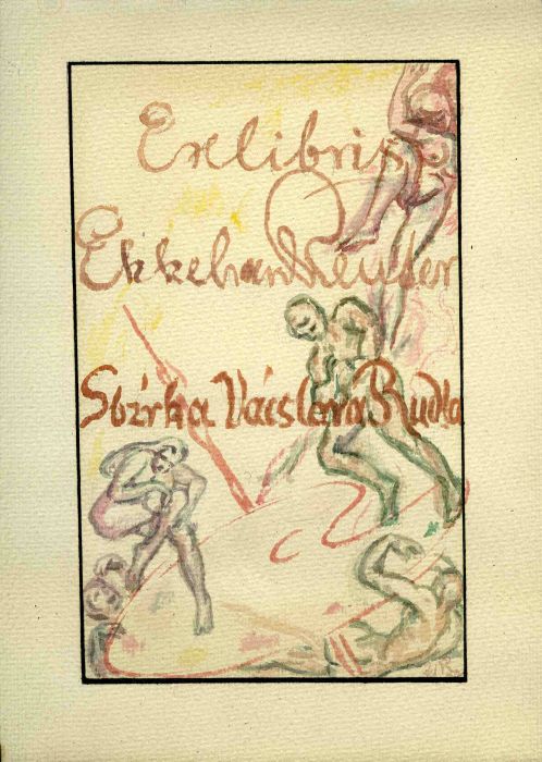 Album grafických listů a kreseb z knihovny Vácslava Rudla.