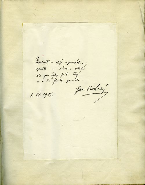 Album rukopisů a podpisů z let 1901-1951.