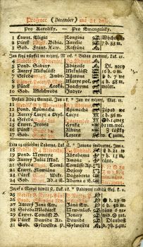 Nowý Kalendář Tolerancý pro wesskeren Národ Český Katolického y Ewangelického náboženstwj. Na Rok přestupný 1796.