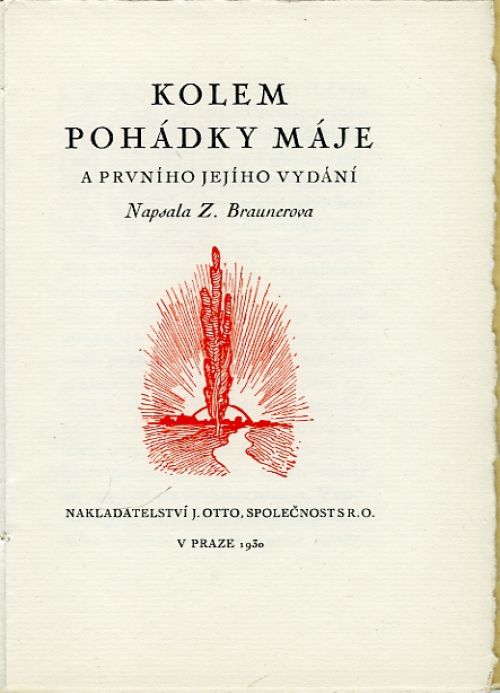 Kolem Pohádky máje a prvního jejího vydání.