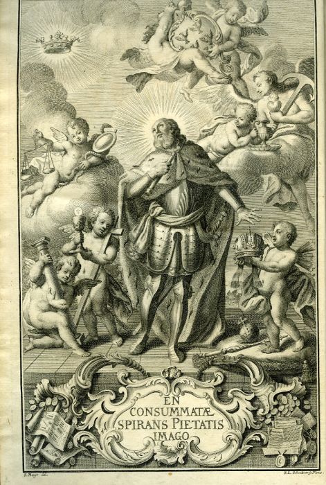 HISTORIA SANCTI LEOPOLDI AUSTRIAE MARCHIONIS, ID NOMINIS IV. COGNOMENTO PII, DIVI PATRIAE TUTELARIS, EX DIPLOMATIBUS, CHARTIS DONATIONUM, SCRIPTORIBUS POTISSIMUM COAEVIS ALIISQUE PROBATISSIMIS ANTIQUITATUM AUSTRIACARUM MONUMENTIS ADORNATA.