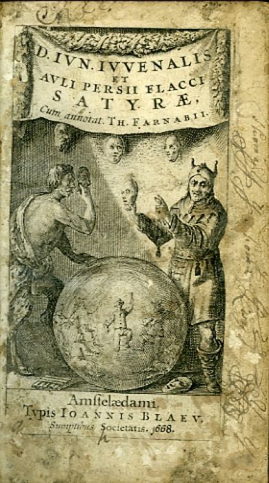 D.IVN. IVVENALIS ET AVLI PERSII FLACCI SATYRAE, Cum annotat. TH. FARNABII-