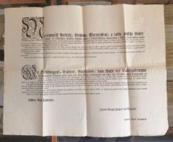 My neywyšssj Purkrabj, Presydent, Wycepresydent, a raddy zemského Gubernyum w králowstwj Cžeském dáwáme wssem a každým Pánům obywatelům z wssech čtyřech stawu tohoto králowstwj wěděti, kterak gegich králowská milost Pán náš neymilostiwěgssj ráčili podlé reskryptu I ho máge 1790 z Wjdně sem wyhotoweného za potřebné vznati, aby pánj stawowe pozorugjce vsazených pořádných obyčegů do sněmu se shromáždili, a tam mnohé důležité předměte, gednu každou obwzlásstně, ohljžegjce se gedině na wsseobecné dobré zemstwa, bedliwě wyssetřili, a dle swého dobrozdánj wyprawowali.