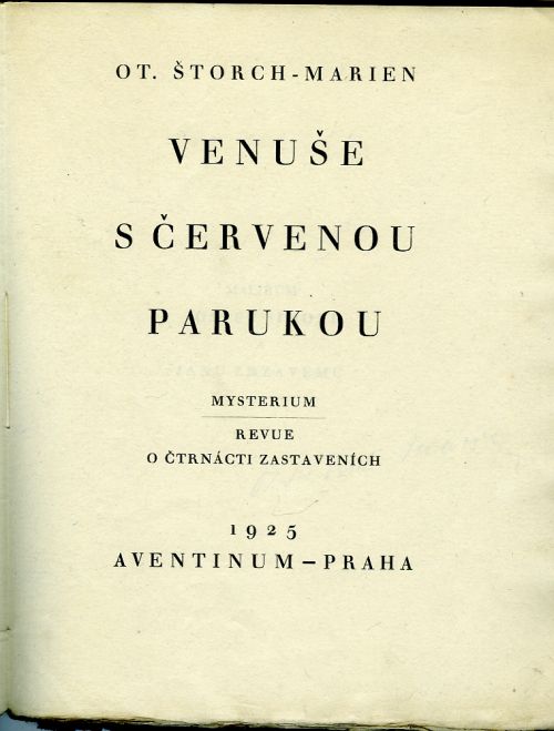 Venuše s červenou parukou. Mysterium-revue o čtrnácti zastaveních.