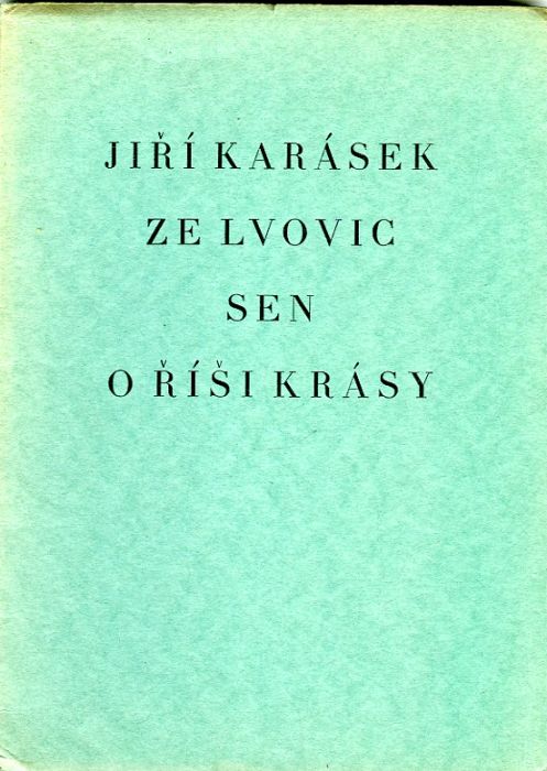Sen o říši krásy čínská pohádka o dvou dějstvích.