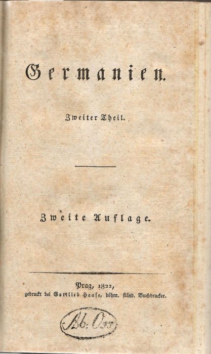 Germanien. Zweiter Theil.