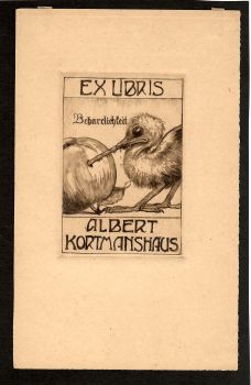 Ex libris Albert Kortmanshaus