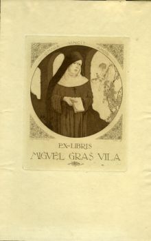 Ex libris Miguel Gras Vila