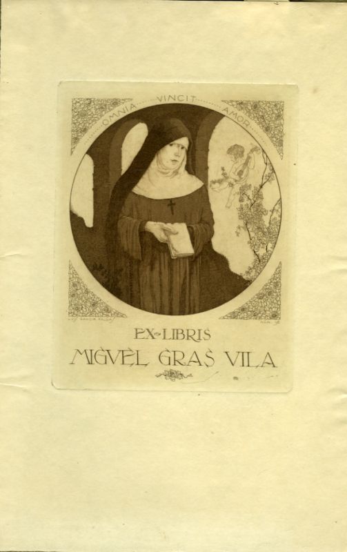 Ex libris Miguel Gras Vila