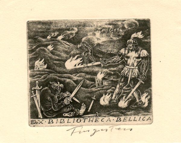Ex Bibliotheca Bellica [Ex libris G. Botta]