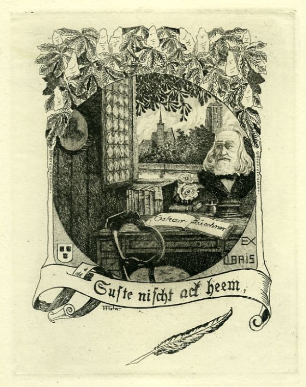 Ex libris Oskar Leuschner