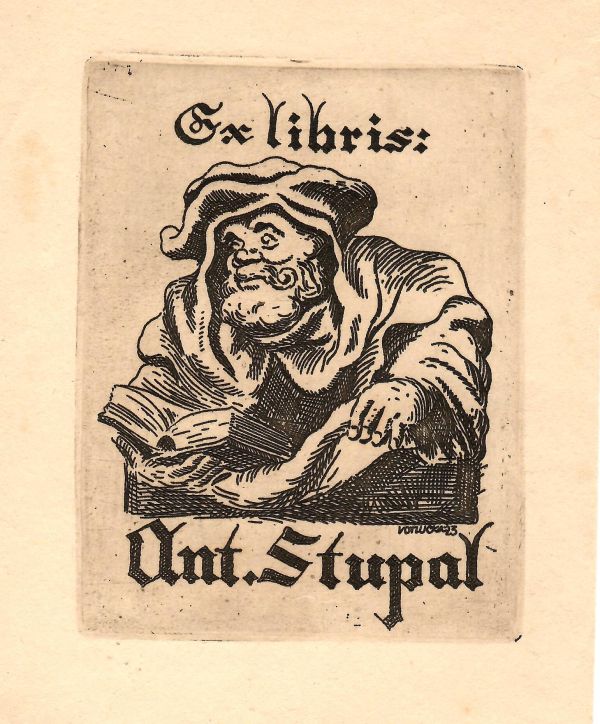 Ex libris Ant. Stupal