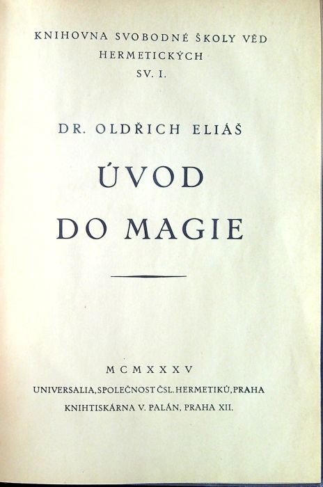 Úvod do magie.