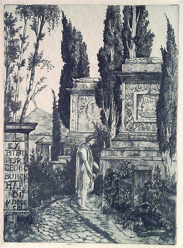 Ex libris Dr. Georg Burckhard