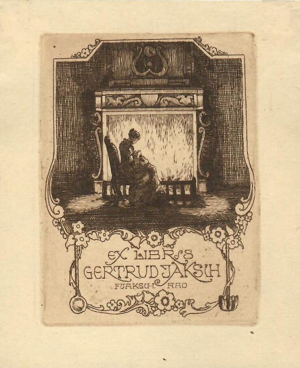 Ex libris Gertrud Jaksh