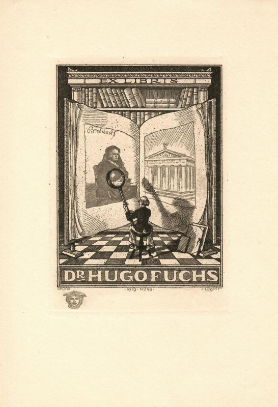 Ex libris Dr. Hugo Fuchs