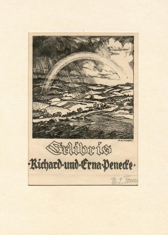 Ex libris Richard und Erna Penecke