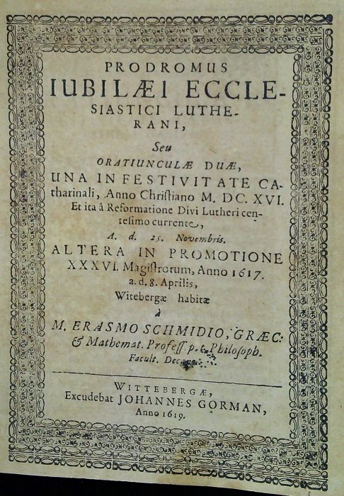 [Konvolut luteránských tisků, vydaných ve Wittenbergu.]