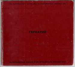 Herbarium. Herbarium die photographische Reflexion in der zeitgenössischen russischen Kunst.