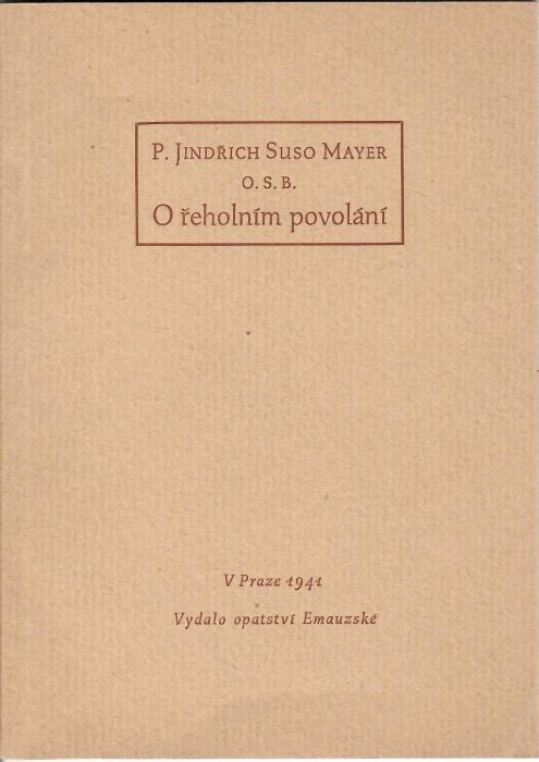 O řeholním povolání.