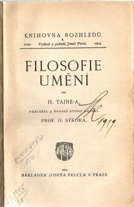 Filosofie umění. 