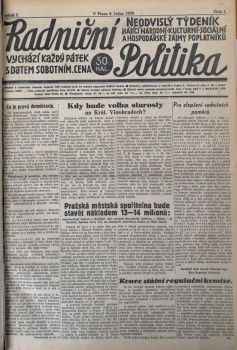 Radniční politika. Ročník 1936.