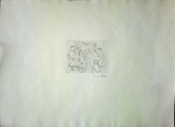 Zátiší s koroptví, pohárem a mišpulí