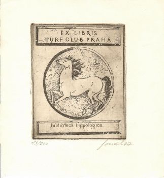Ex libris Turf Club Praha