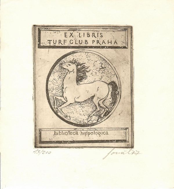 Ex libris Turf Club Praha