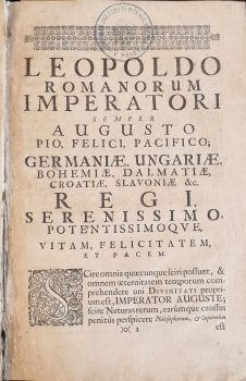 Miscellanea historica regni Bohemiae, quibus natura Bohemicae telluris;.......Item Historia brevis Temporum cum Chronologico examine;.......Decadis I, Liber 1 