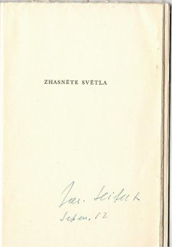 Zhasněte světla (Lyrické glosy).