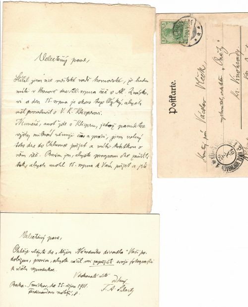 dopisy + pohlednice