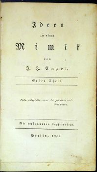 Ideen zu einer Mimik. I. + II. Theil.