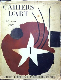 Cahiers d´art. 24 année, No. 1.