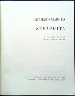 Gerhard Marcks. Seraphita.