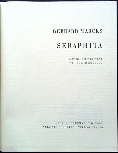 Gerhard Marcks. Seraphita.